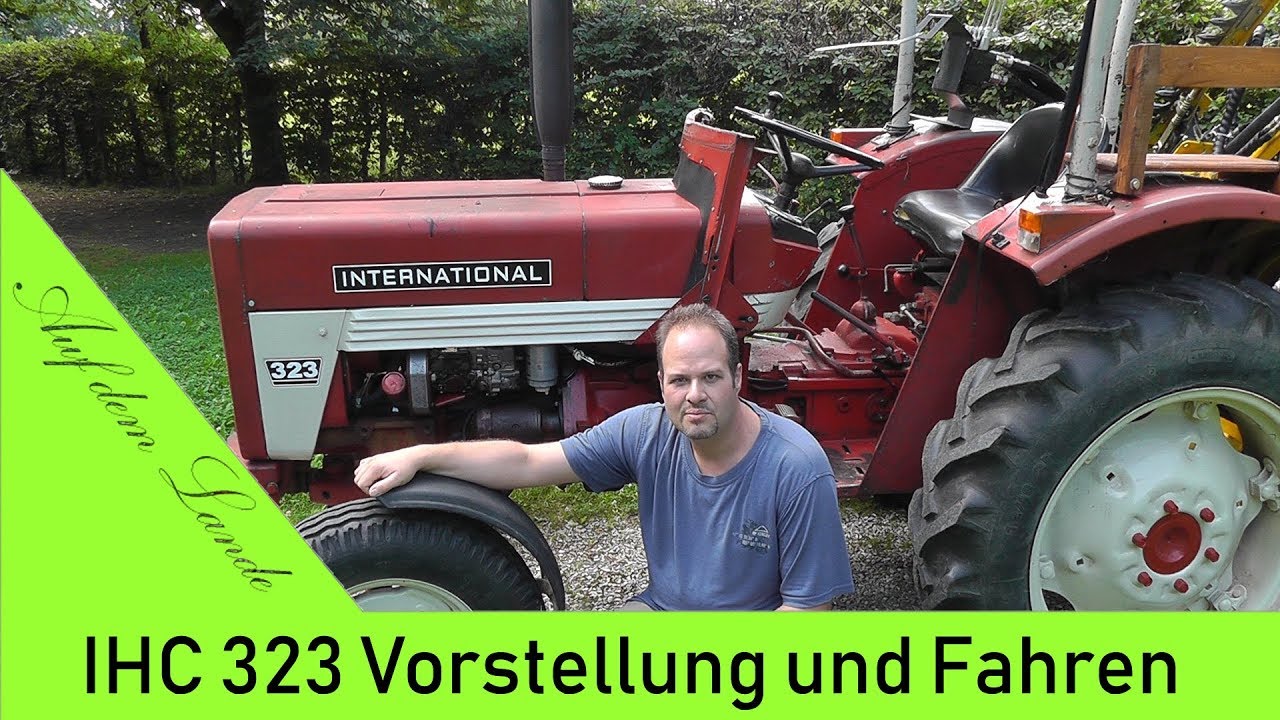 IHC 323 Traktor Vorstellung und Fahren