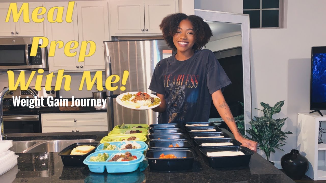 MEAL PREP WITH ME! | A few meal ideas for weight gain | Tyra Arleezia