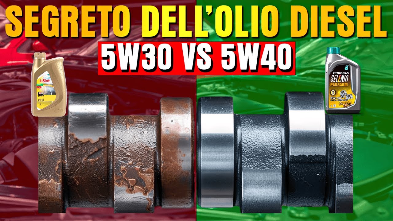 La VERIT&Agrave; su 5W30 vs 5W40 Olio Diesel (Test Reale del Motore!)