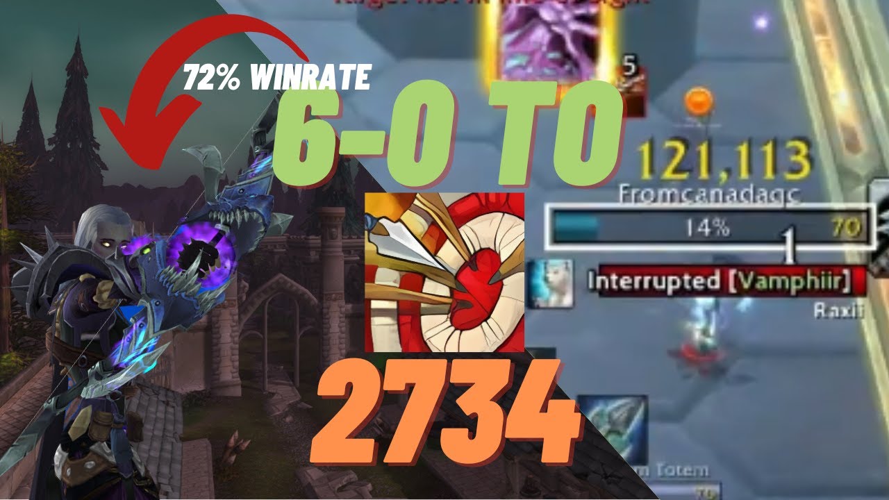 6-0 Marksmanship Hunter Solo Shuffle | Lobby to rank 1 (Patch 10.1.7 PvP)