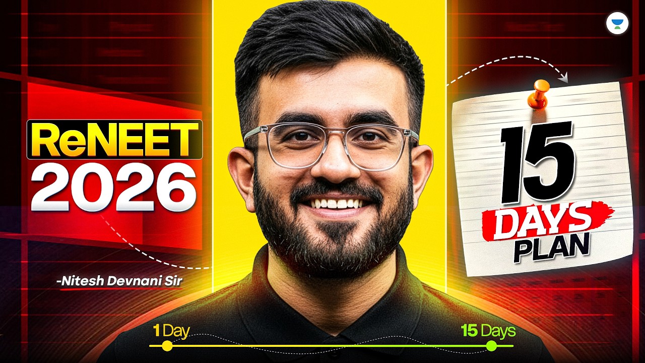 15 Days NEET Plan | Target: 600+ | Nitesh Devnani