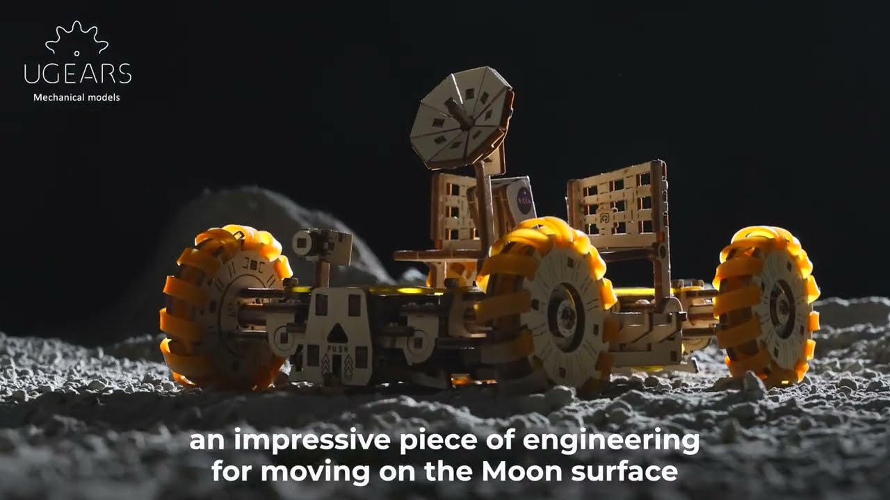 Ugears Australia Lunar Rover | Unbox me. Assemble me. Let's go Four-Wheeling on the Moon!