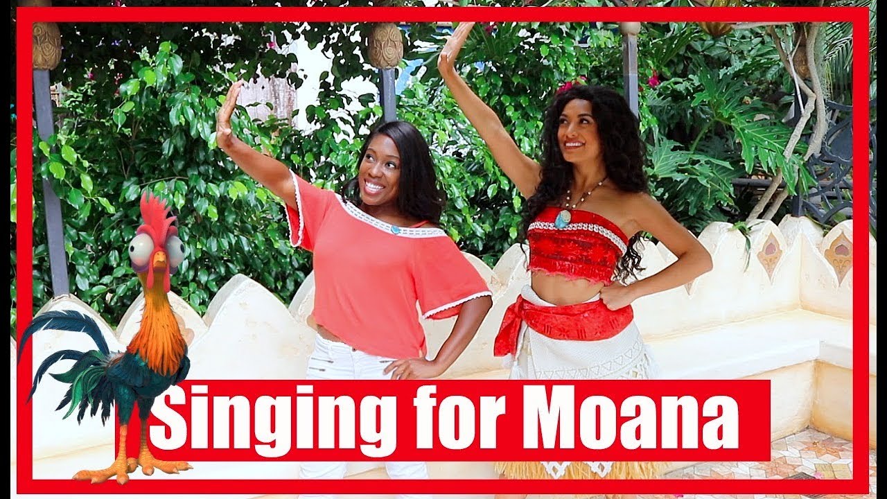 Singing at Disneyland Part 7 MOANA