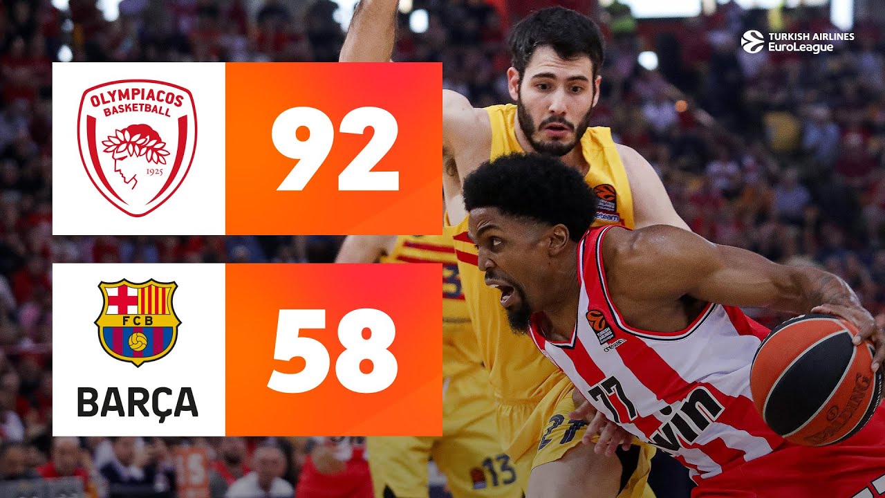 Olympiacos - FC Barcelona | POWER Play PLAYOFFS GAME 4 | 2023-24 Turkish Airlines EuroLeague