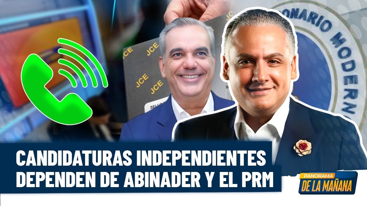 Alberto Fiallo: conspiración contra las candidaturas independientes; depende de Abinader que pasen