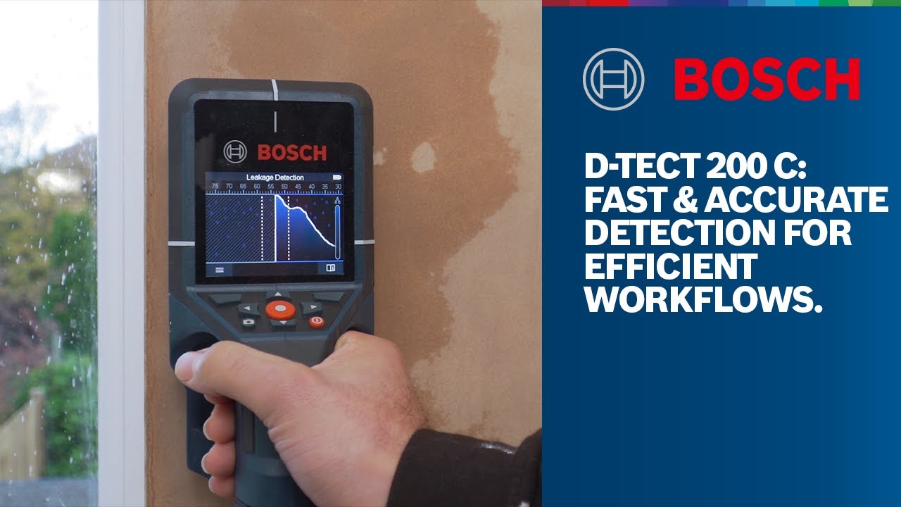 Bosch Professional D-tect 200 C: Fast and accurate detection for efficient workflows