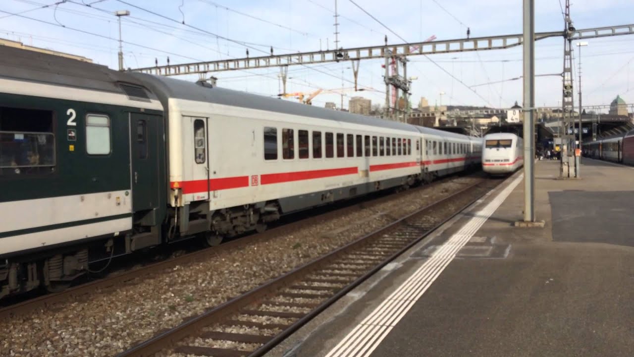 10. April 2015 in Zürich HB. DB Zug als IC Zürich HB - Basel SBB.