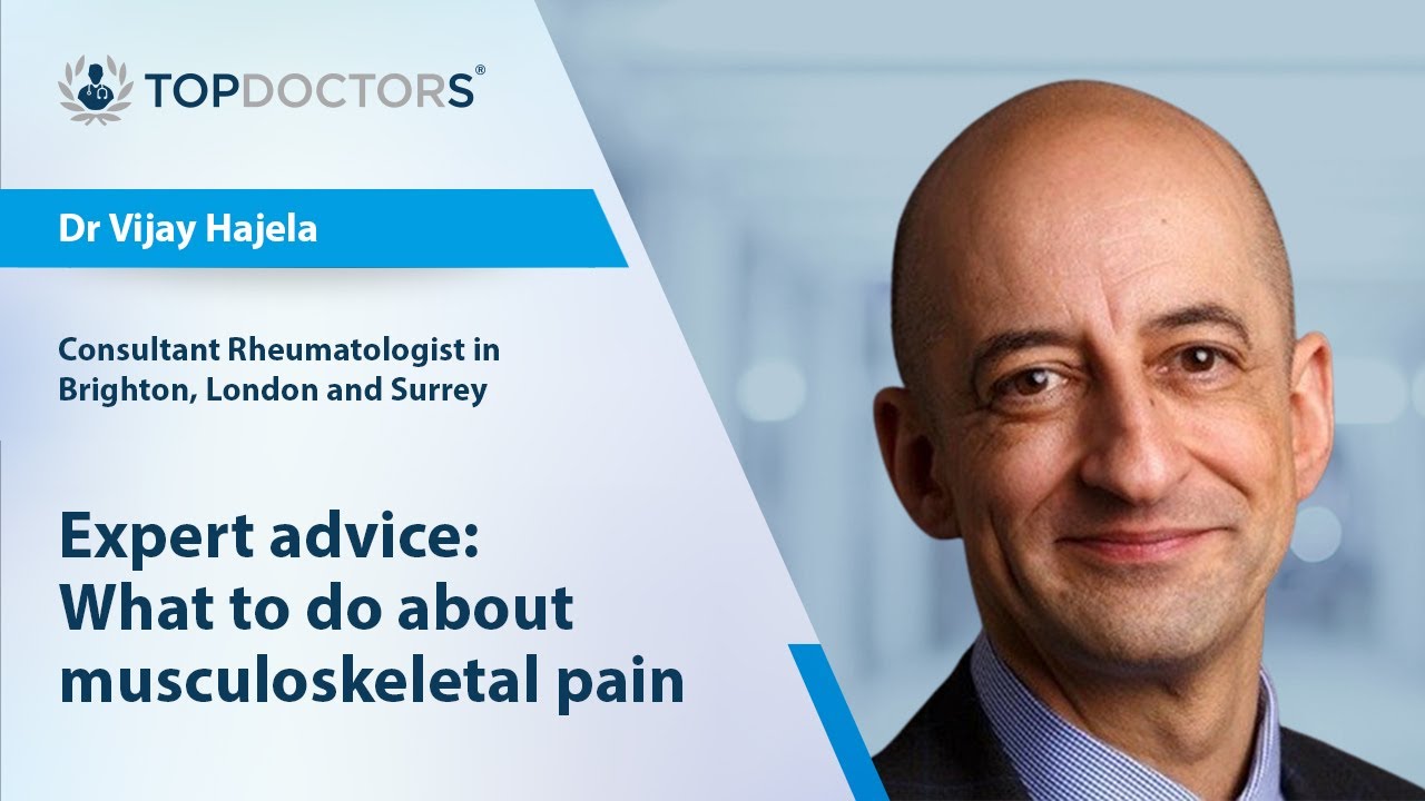 Expert advice: What to do about musculoskeletal pain - Online interview