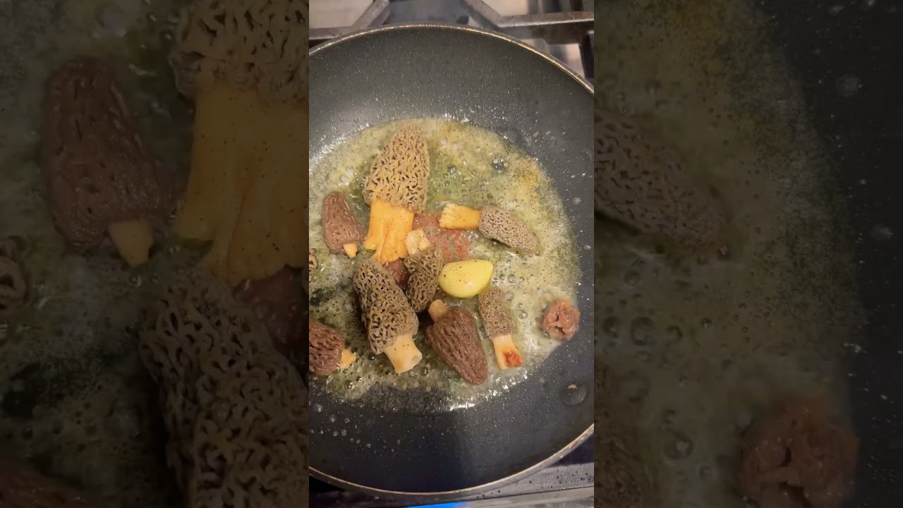 How to cook Morel Mushrooms 🍄