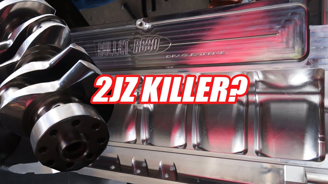 A Billet RB30 block to battle the 2JZ - Drag Extreme Billet Block from Bullet