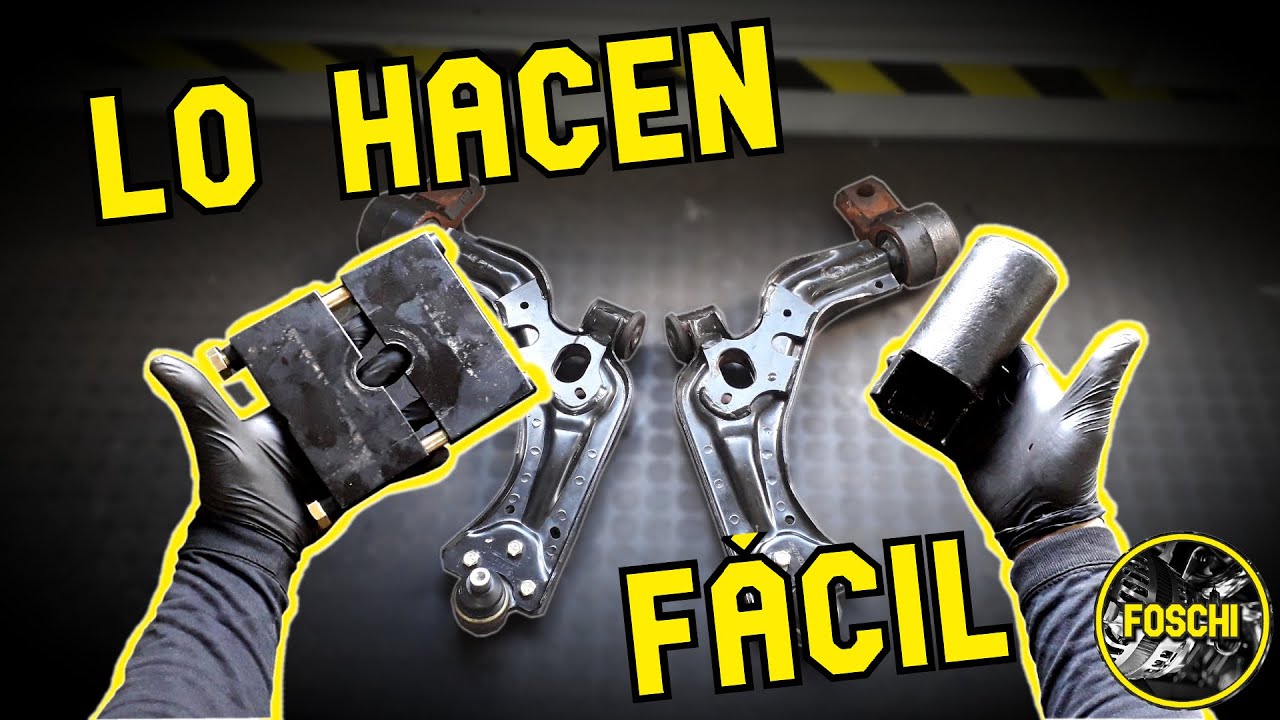 COMO QUITAR BUJES DE PARRILLA FORD KA, FIESTA, ECOSPORT  -  FOSCHI