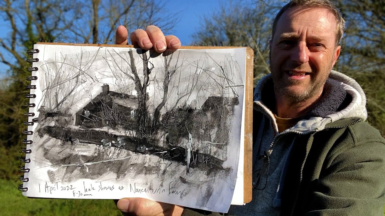 Plein air Landscape Sketchbook Tour (#18, 2022) ✶ Completion of my A4 Seawhite Sketchbook