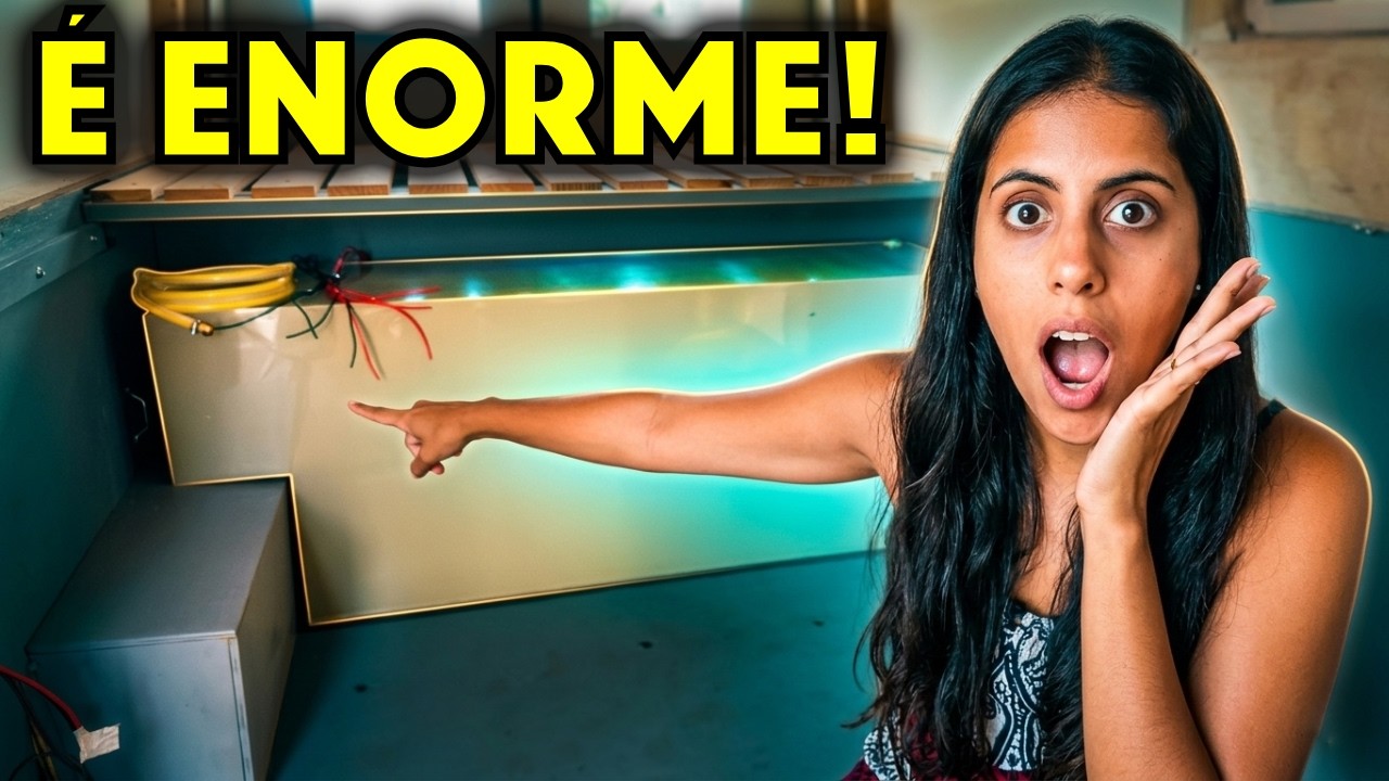 A MAIOR CAIXA D'ÁGUA QUE JÁ VIMOS EM UM MOTORHOME!