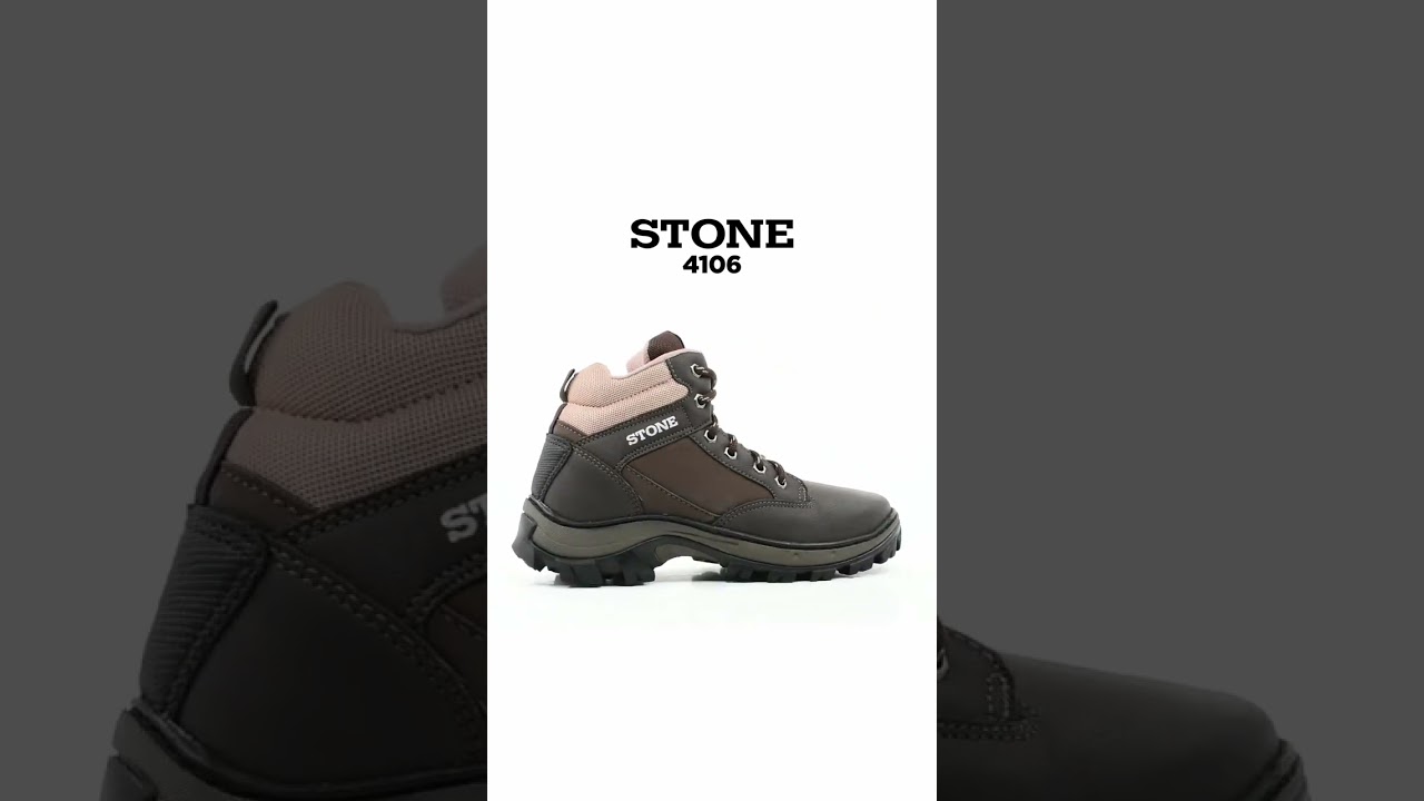 Borcego bota trekking - Stone art. 4106 - Color Marr&oacute;n