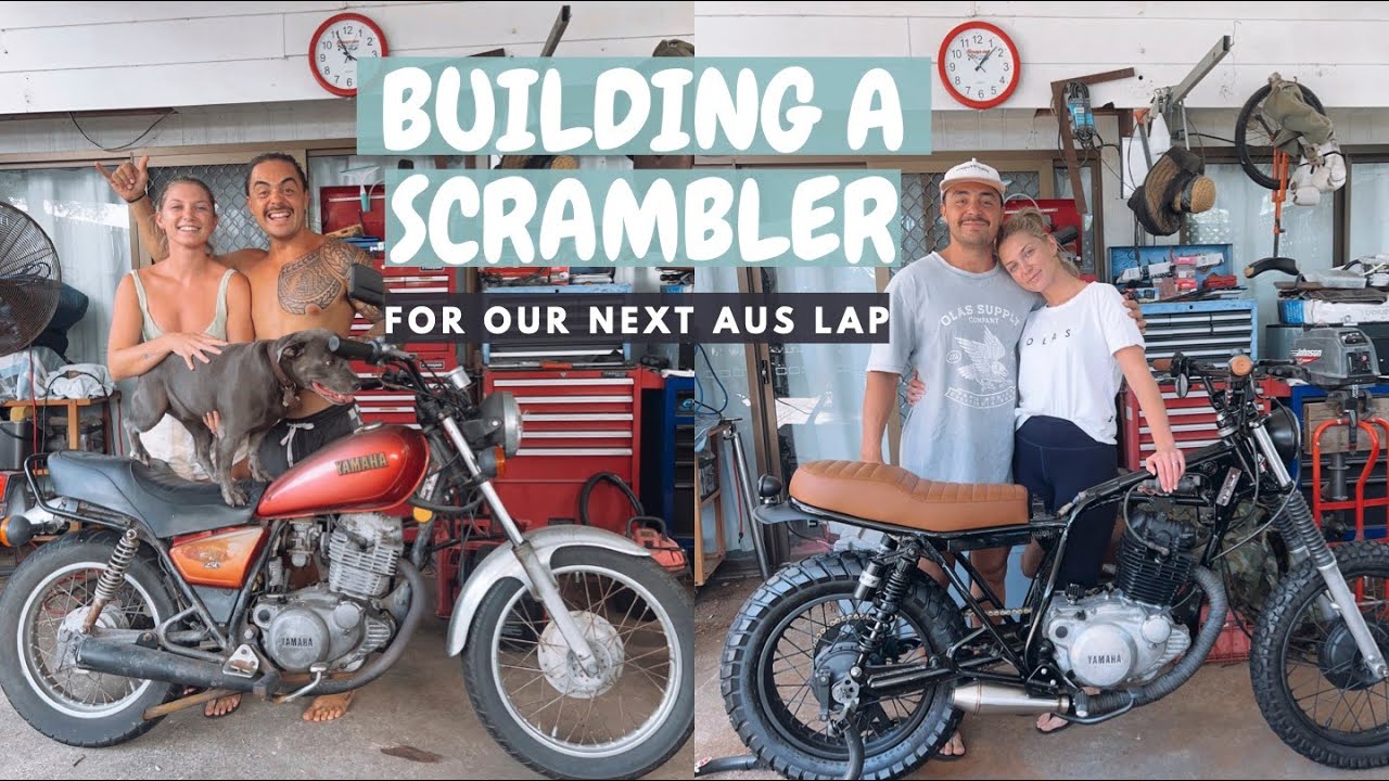 SCRAMBLER BUILD!! Building a beach bike to take around Aus - Part 1
