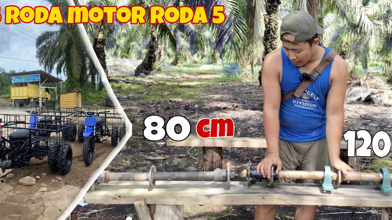 REVIEW AS RODA MOTOR LANGSIR SAWIT RODA 5 , GANTI MODEL BARU