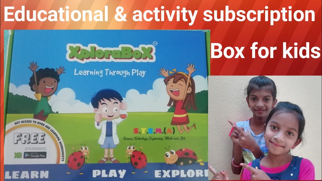 Unboxing the xplorabox | review of xplorabox | skill development activity | nethra smarani
