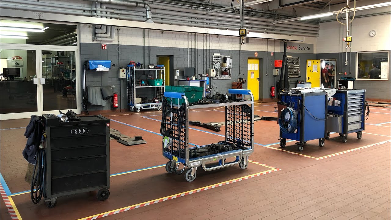 Aufräumaktion in der Werkstatt - die Trainingshandwerker®
