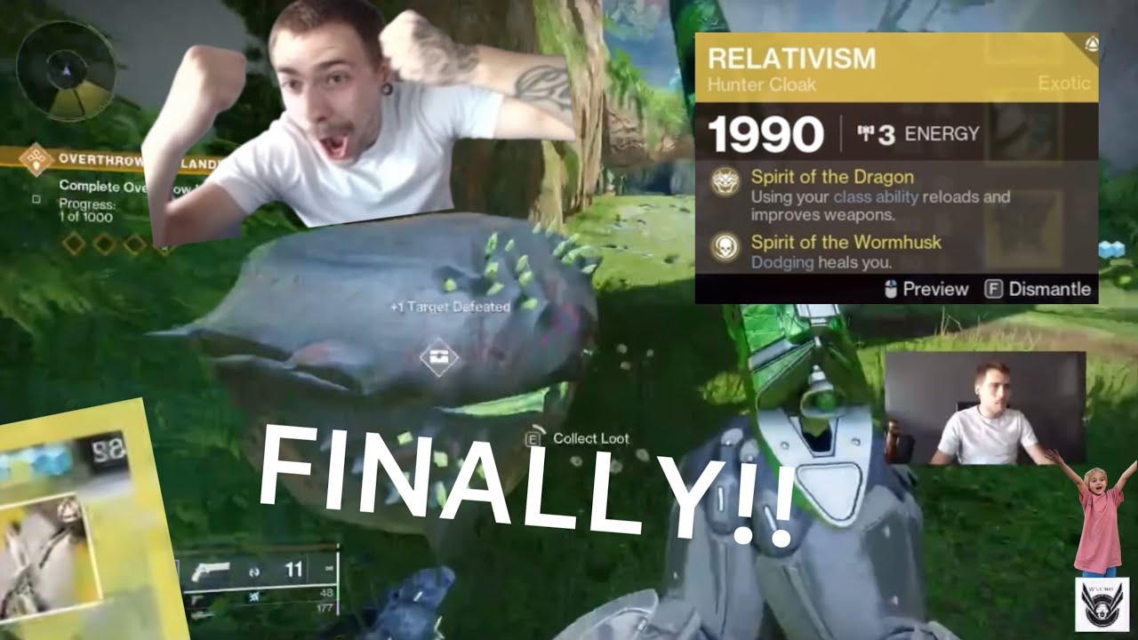 I FINALLY got the PvP (Hunter) God Roll Exotic Class Item!