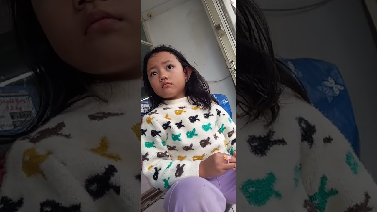 Marah anak perempuanku masha allah 😂😇😘