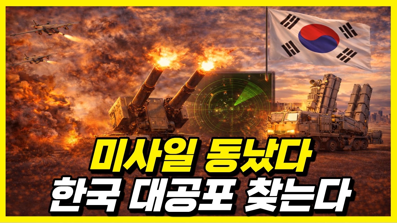 “미사일 동났다”…중동이 한국 ‘대공포’ 찾는 충격적인 이유