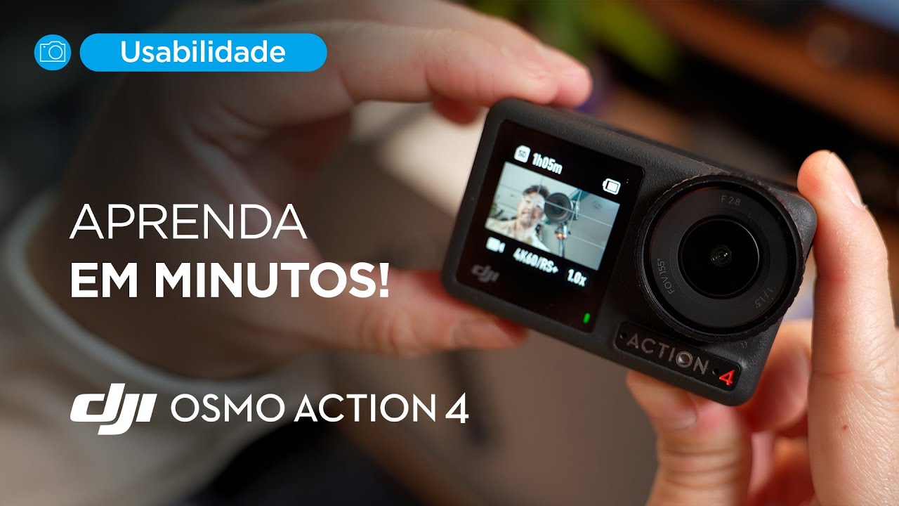 Como Usar a DJI Osmo Action 4: Guia Completo para Iniciantes | Tutorial Passo a Passo