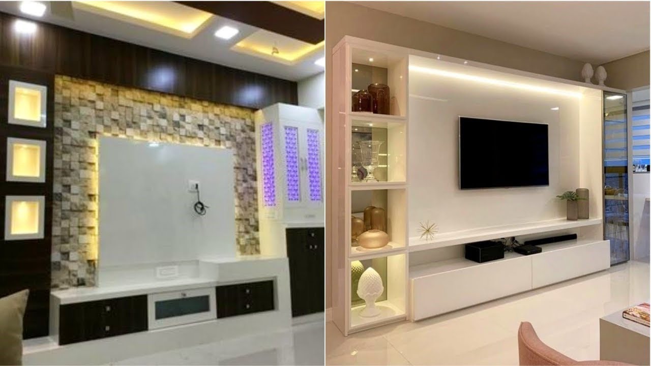 Top 100 Modern Living Room TV Cabinet Design 2023 TV Wall Unit | Home Interior Wall Decorating Ideas
