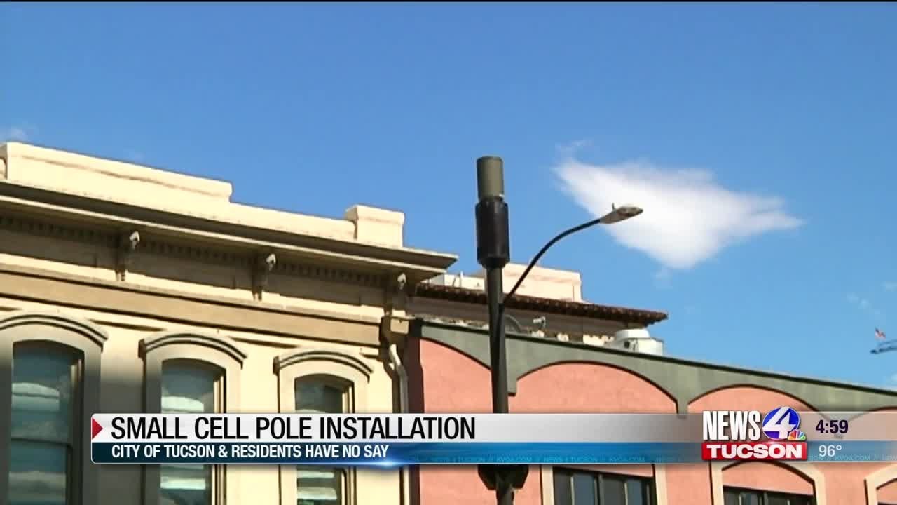 Small Cell Pole Installation