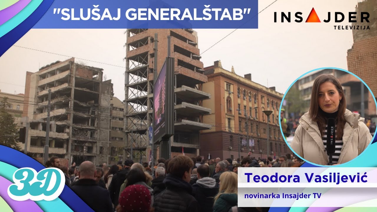 Živi zid oko Generalštaba - studenti objavili prvo upozorenje i izneli tri zahteva