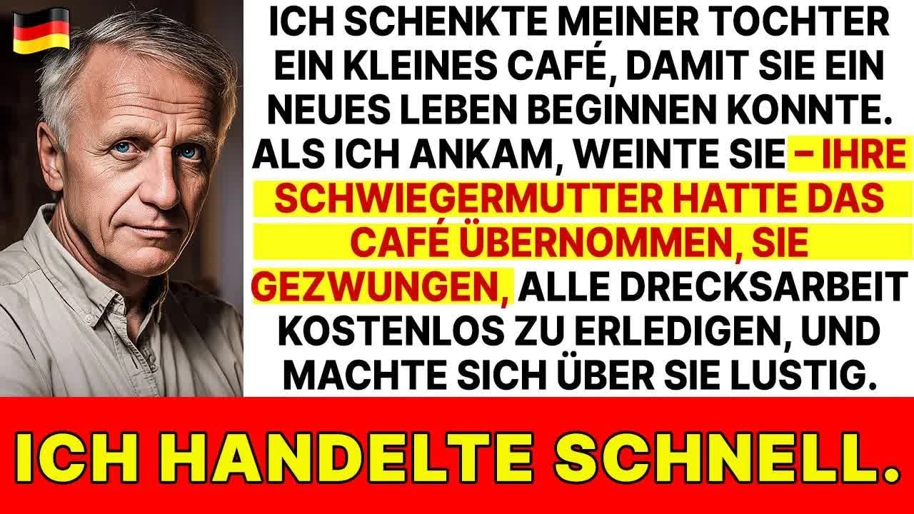 Ich schenkte meiner Tochter ein Café — die Schwiegermutter raubte es ihr und zwang sie zur Arbei