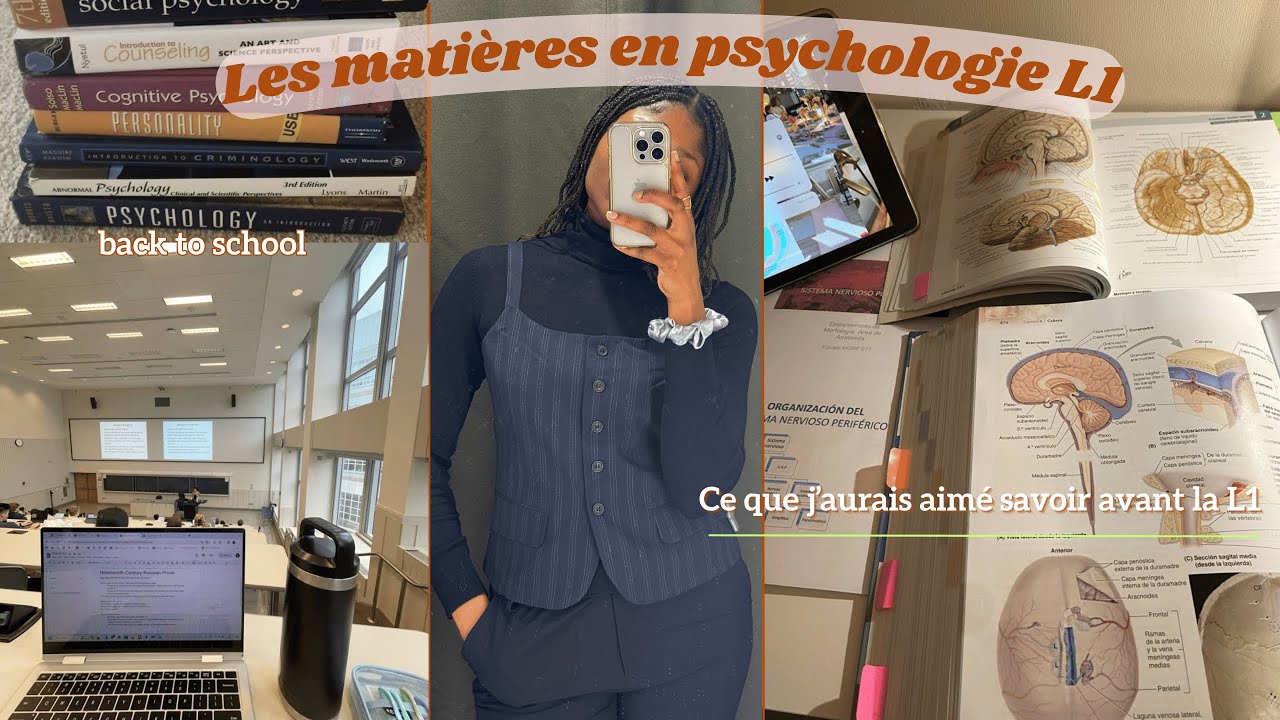L1 en psychologie : les matières  (partie 1)