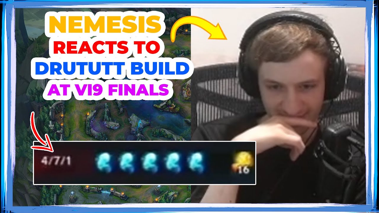 Nemesis Reacts to DRUTUTT Build at VININE Finals 👀