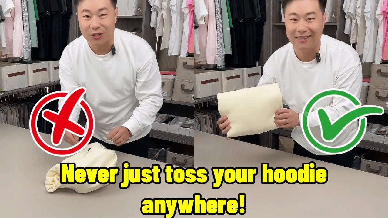Never just toss your hoodie anywhere! | フード付きスウェットはもう安易にしまわないで！