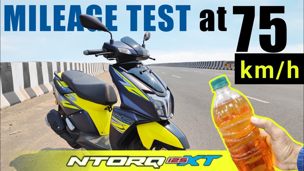 🚀New Tvs Ntorq 125 XT Mileage Test| TVS Ntorq 125 XT BS7 Mileage Test| Ntorq XT Mileage Test | 125