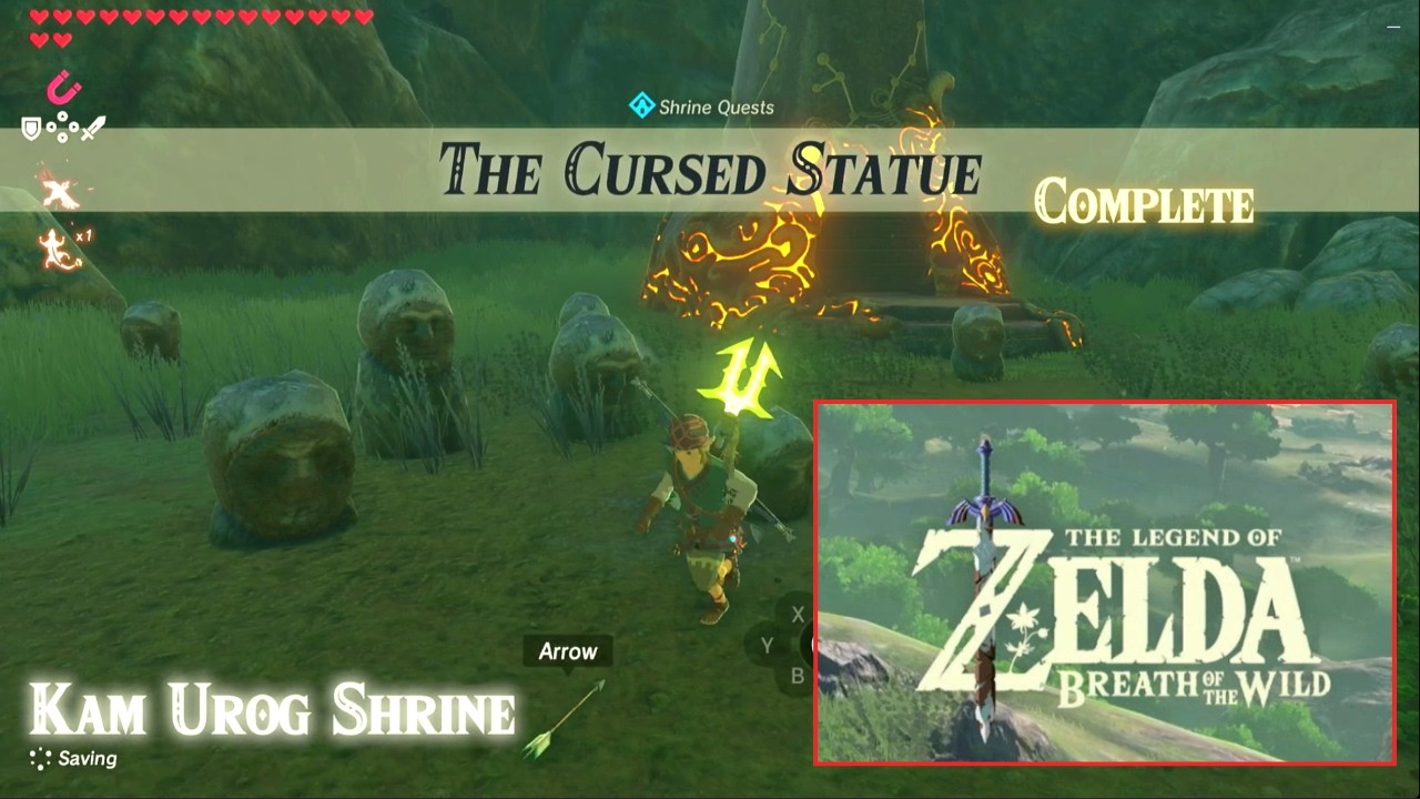 KAM UROG SHRINE - THE CURSED STATUE QUEST - THE LEGEND OF ZELDA - BREATH OF THE WILD
