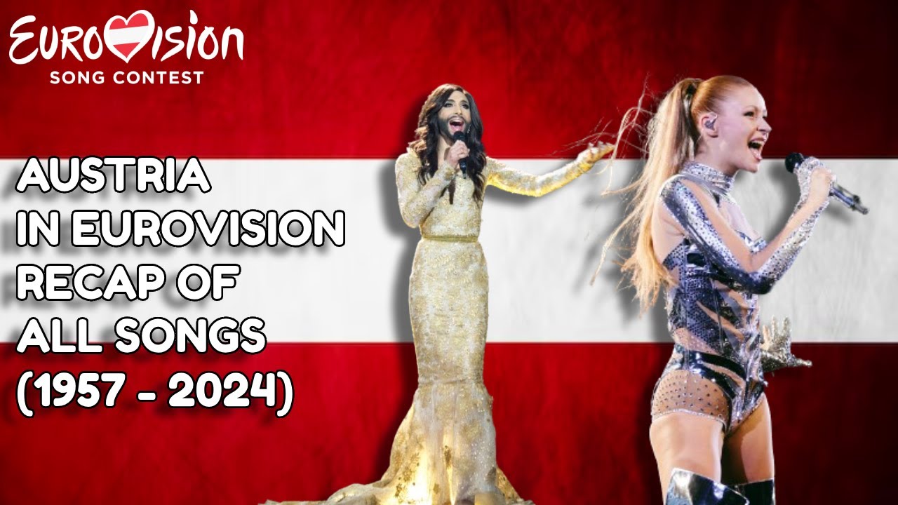 AUSTRIA in Eurovision | RECAP of All Songs (1957 - 2024)