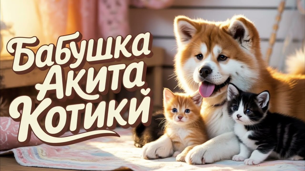 Котики Печеньки Чай Акита Бабушка