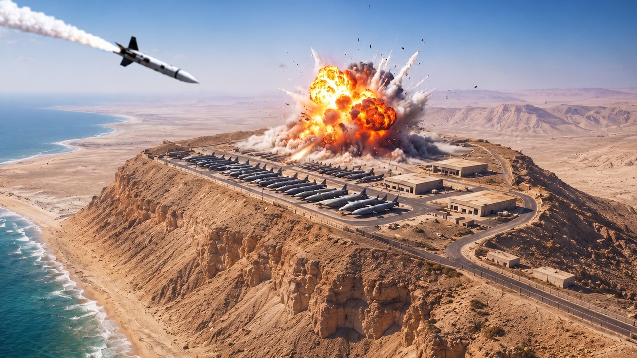 US Huge Missile Blast Completely Destroyed Last Iran's Secret Long-Range Air Defense Missile H