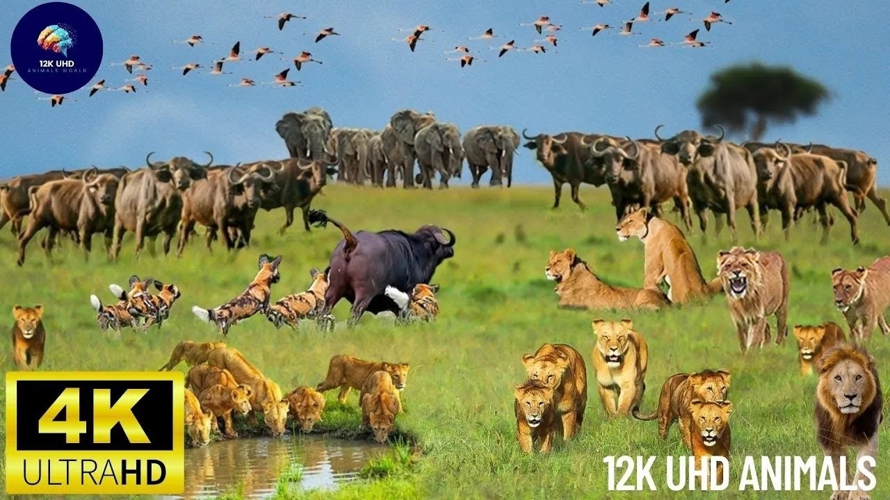 4K African Wildlife Hwange National Park, Zimbabwe – Wild Africa Captured in Stunning 4K Quality