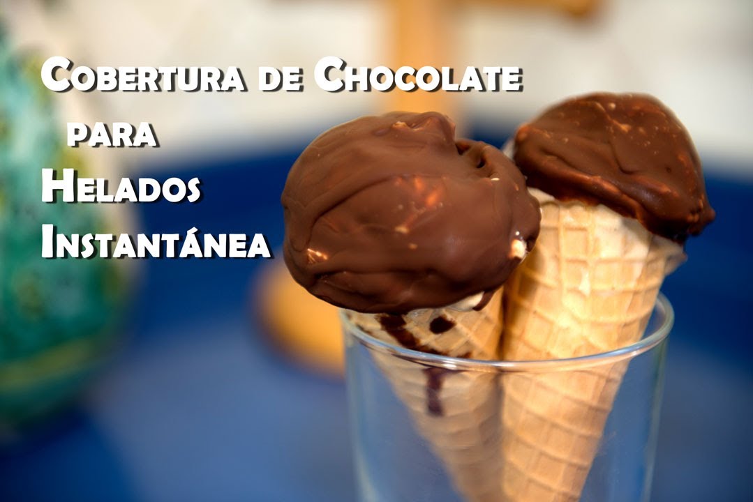 Cobertura Dura de Chocolate para Helados Instantanea