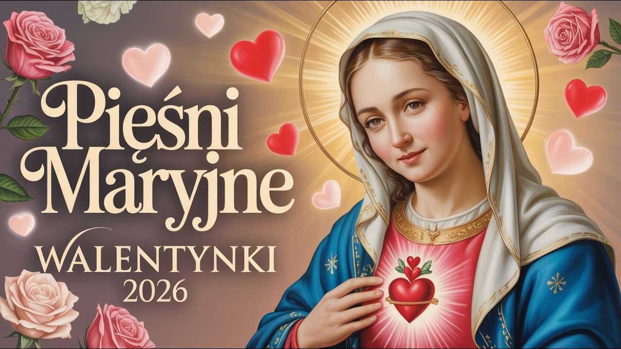 Pieśni Maryjne na Walentynki 2026 💖 Modlitwa Pełna Różańca, Ciszy i Zaufania | Luty 2026