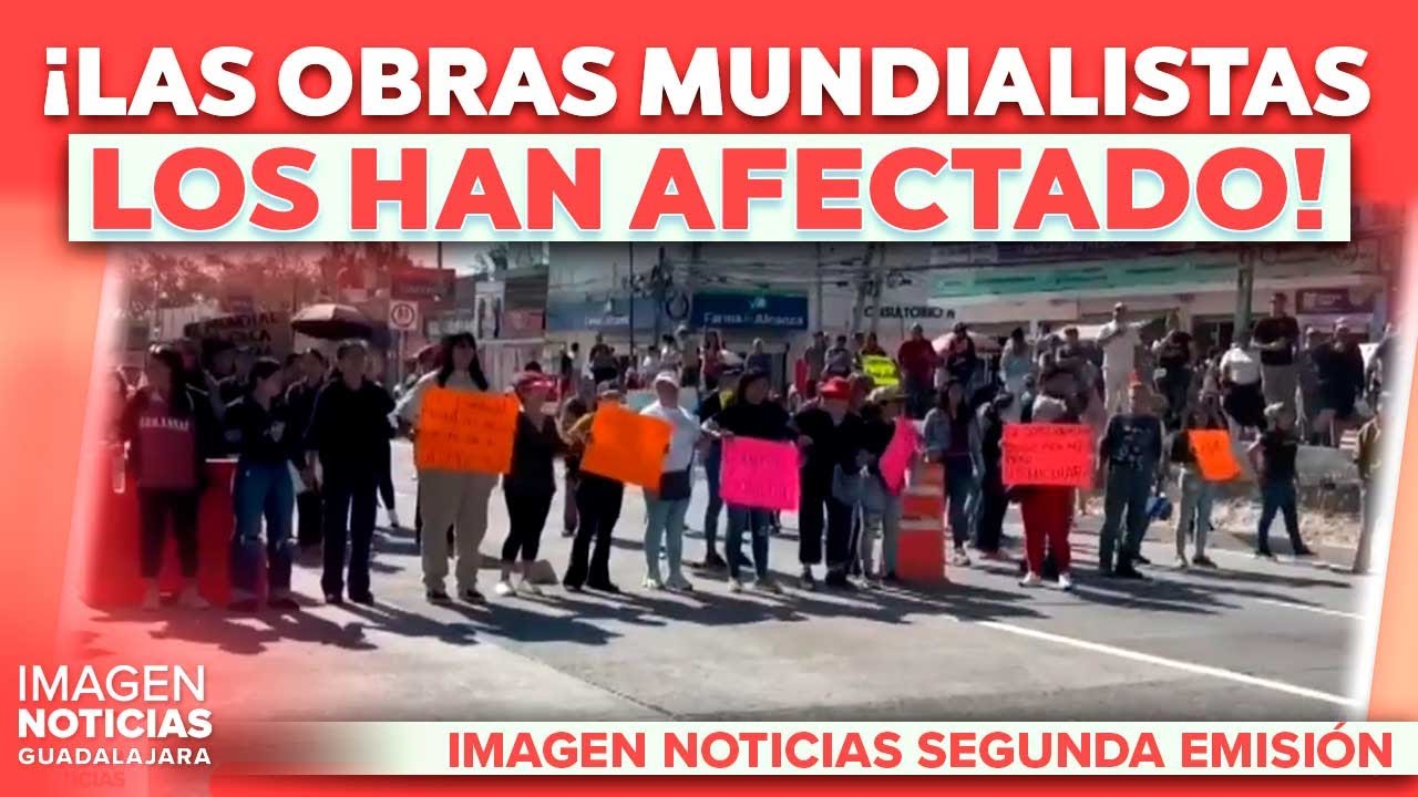 Bloqueo en carretera Chapala por las obras del mundial | Noticias GDL con Carolina Mart&iacute;nez