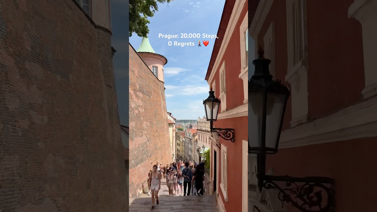 Prague made me walk 20,000 steps 😮‍💨 but every corner was magic! ✨🇨🇿 