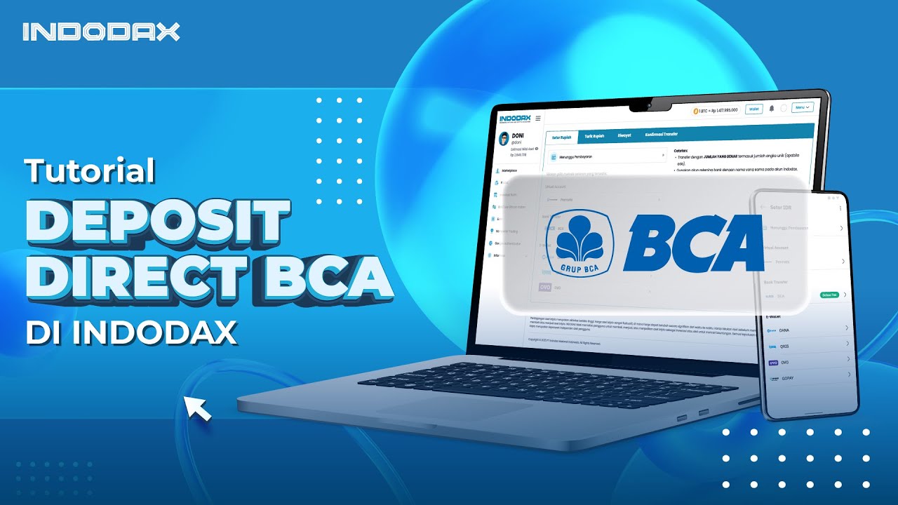Cara Deposit Indodax via BCA Terbaru 2025