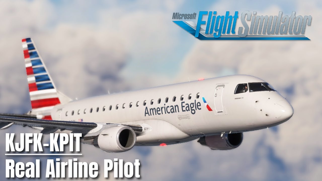FSS E175 — Совершенно новый аэропорт Питтсбурга — KJFK-KPIT — Настоящий пилот авиакомпании