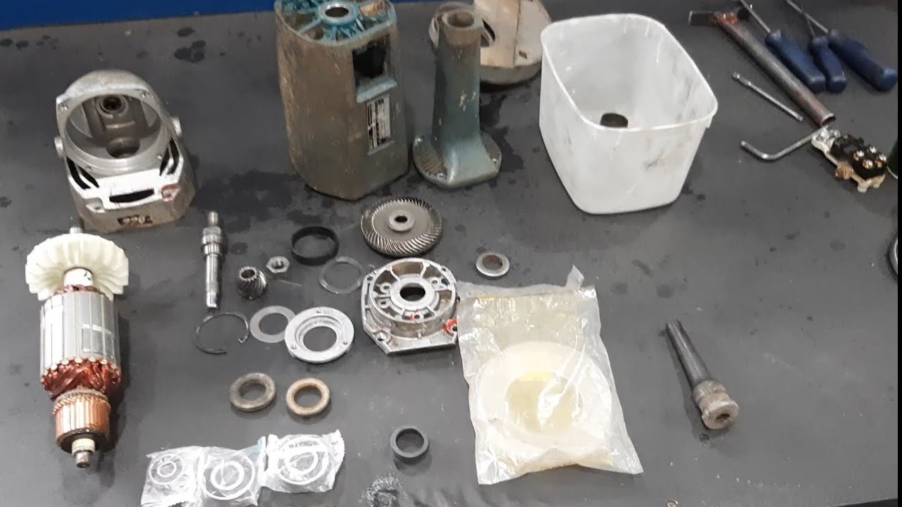 COMO DESMONTAR ESMERILHADEIRA BOSCH?  (0 601 341 048)