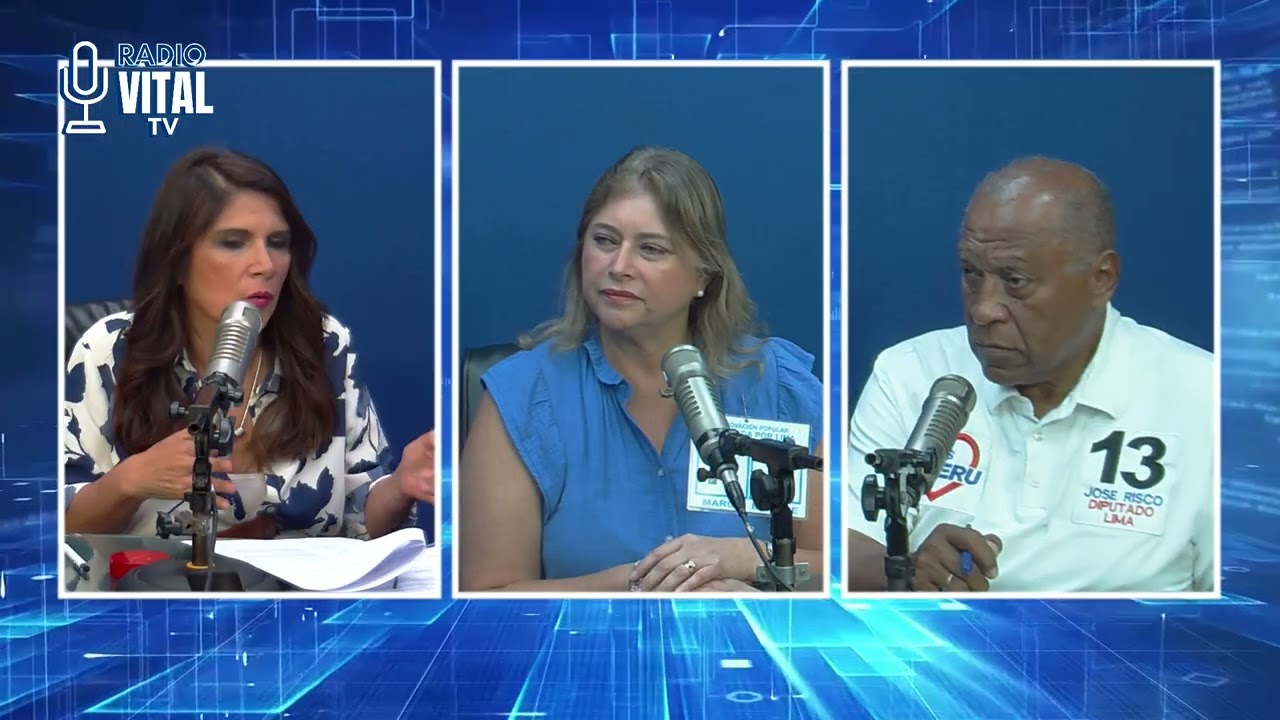 Roxana Rocha -Cand. a Diputada por Renovación Popular-Jose Luis Risco - Cand. a Dip. por Somos Perú