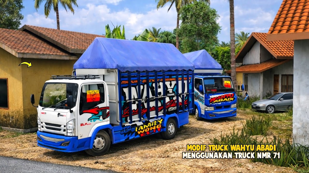 Kece Abiss🔥Aku Modif Truck Wahyu Abadi 01 Dari Truck NMR 71🗿ES Truck Simulator ID