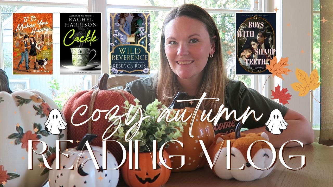cozy fall vlog 02 | 🎃 b&n haul, trader joe's, TBR check in