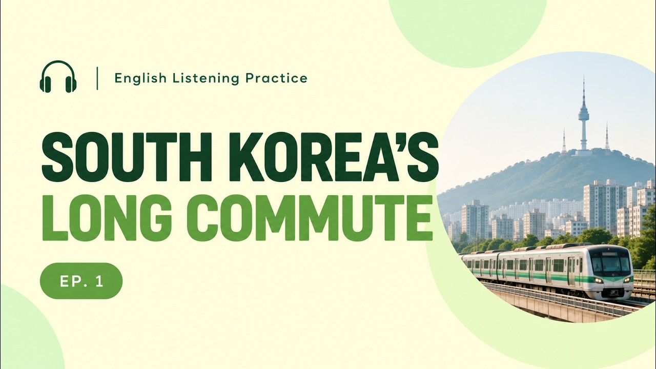 Практика аудирования на английском | Время в пути в Южной Корее 🇰🇷 | Эпизод 1